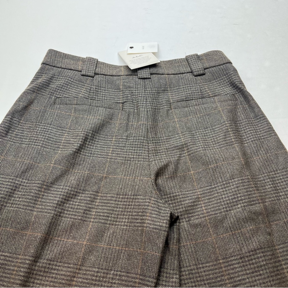 A.L.C. Franklin Tailored Crop Pant Charcoal Grey Gray Multi Wool Blend SZ 2 NEW - Picture 14 of 15